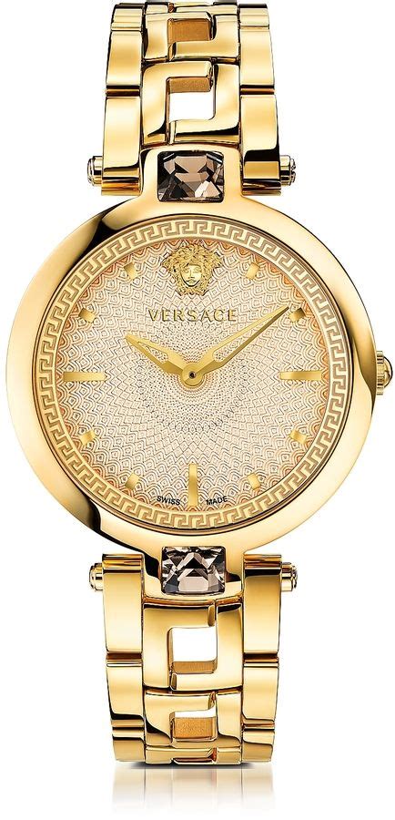 gold women's versace watches